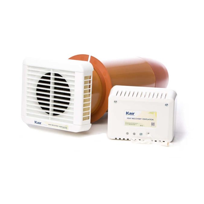 Kair heat recovery room ventilator for rental properties