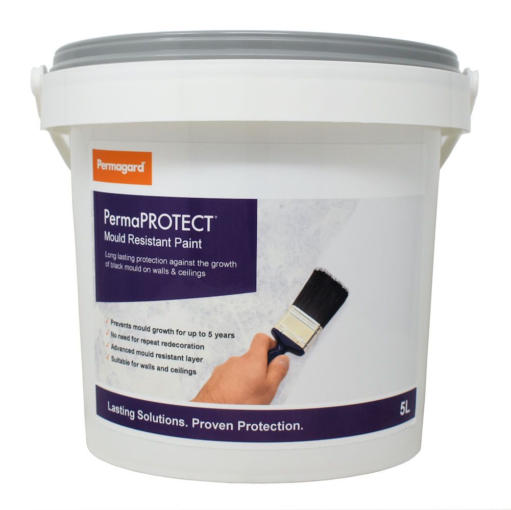 PermaPROTECT Mould Resistant Paint 5L Brilliant White