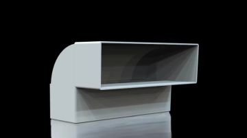 Newton CDM BaseDrain Inspection Port 90° Bend