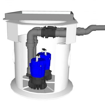 Newton Titan Pro White Sump & Dual NP400 Pumps image