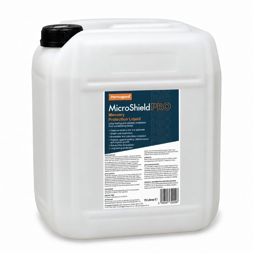 MicroShield PRO 15L - Masonry Water Repellent