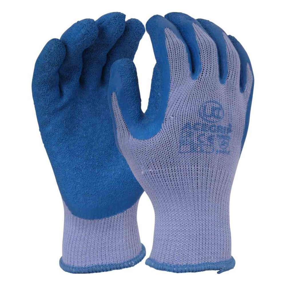 Blue work gloves deals