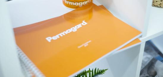 Permagard notebook and tape