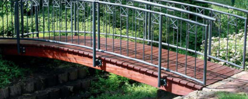 garden timber treatment for bridge 