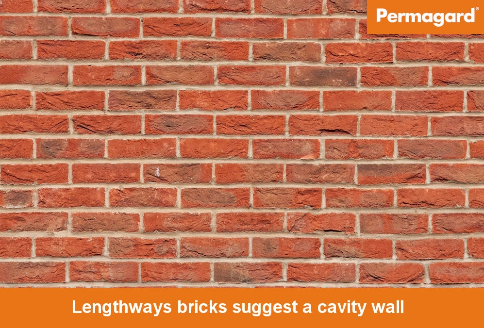 Identifying a cavity wall