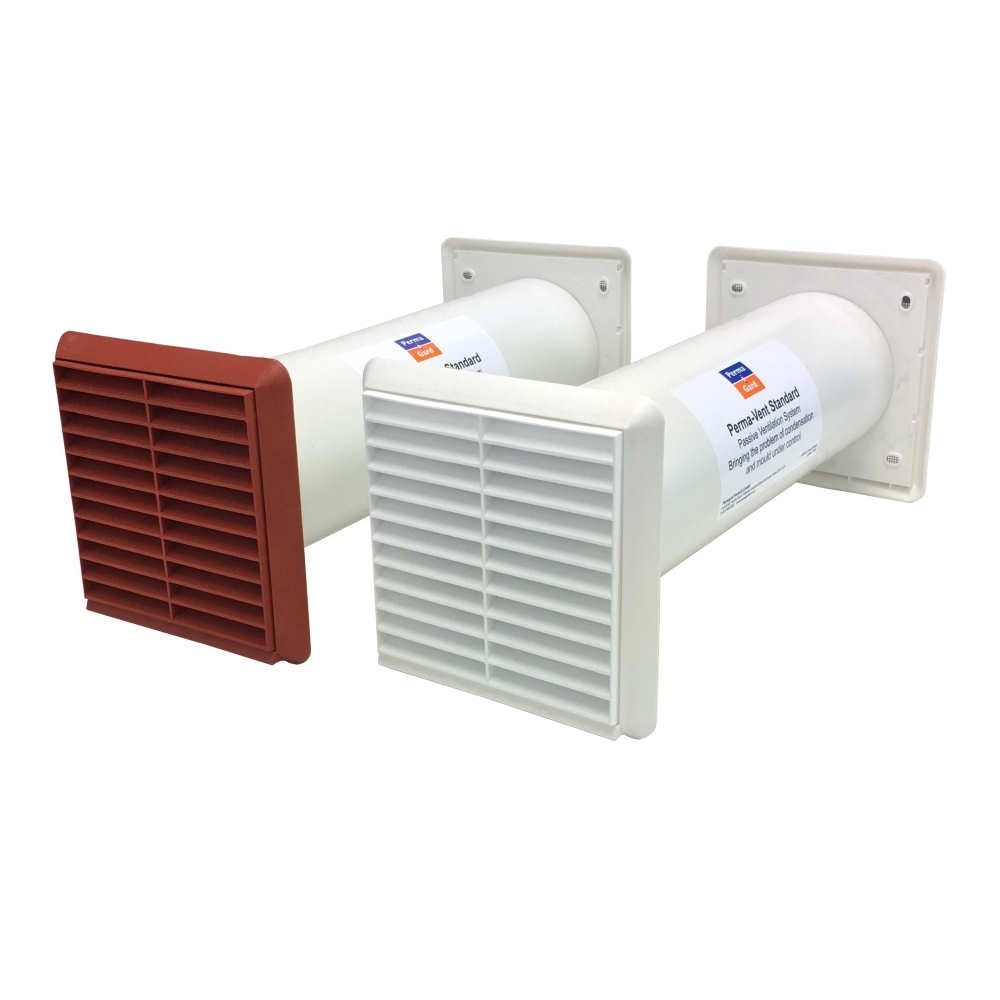 Perma-vent condensation control for bathrooms
