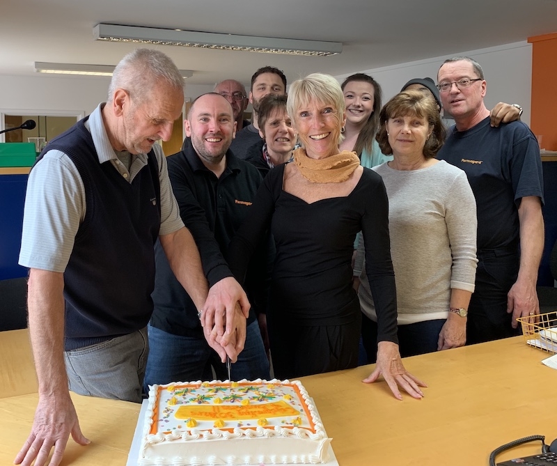 Permagard team celebrates the companies 30th birthday