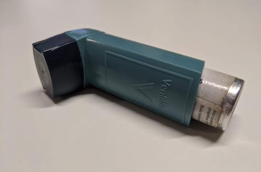 asthma inhaler for mould and damp