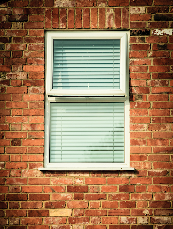 brick lintel above window