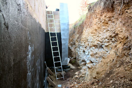 cavity membrane external waterproof system