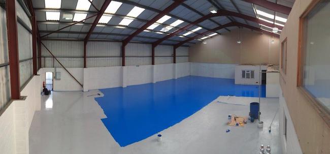 epoxy flooring warehouse