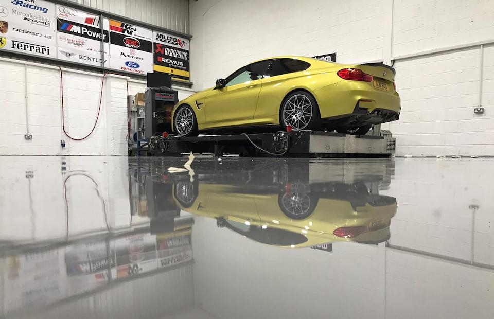 mirror finish on garage floor epoxy